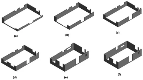 六次掃描對應的竣工 BIM，呈現砌牆逐步完成